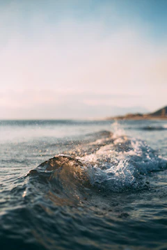 Clear shallow beach water