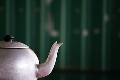 shallow focus photography of kettle pot google meet background