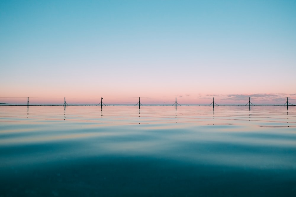 sunset by the ocean