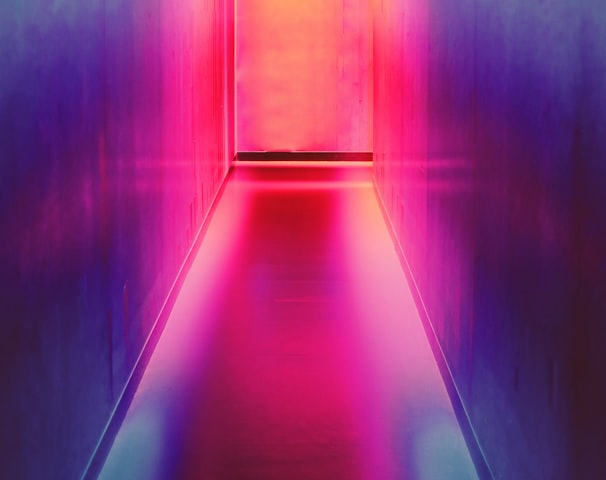 multicolored hallway