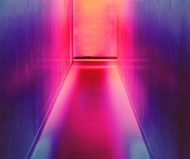 multicolored hallway