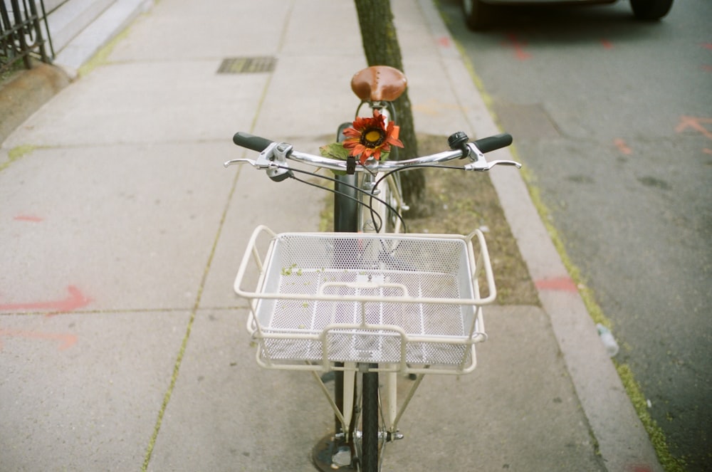 selective focus photography of beach cruiser bike