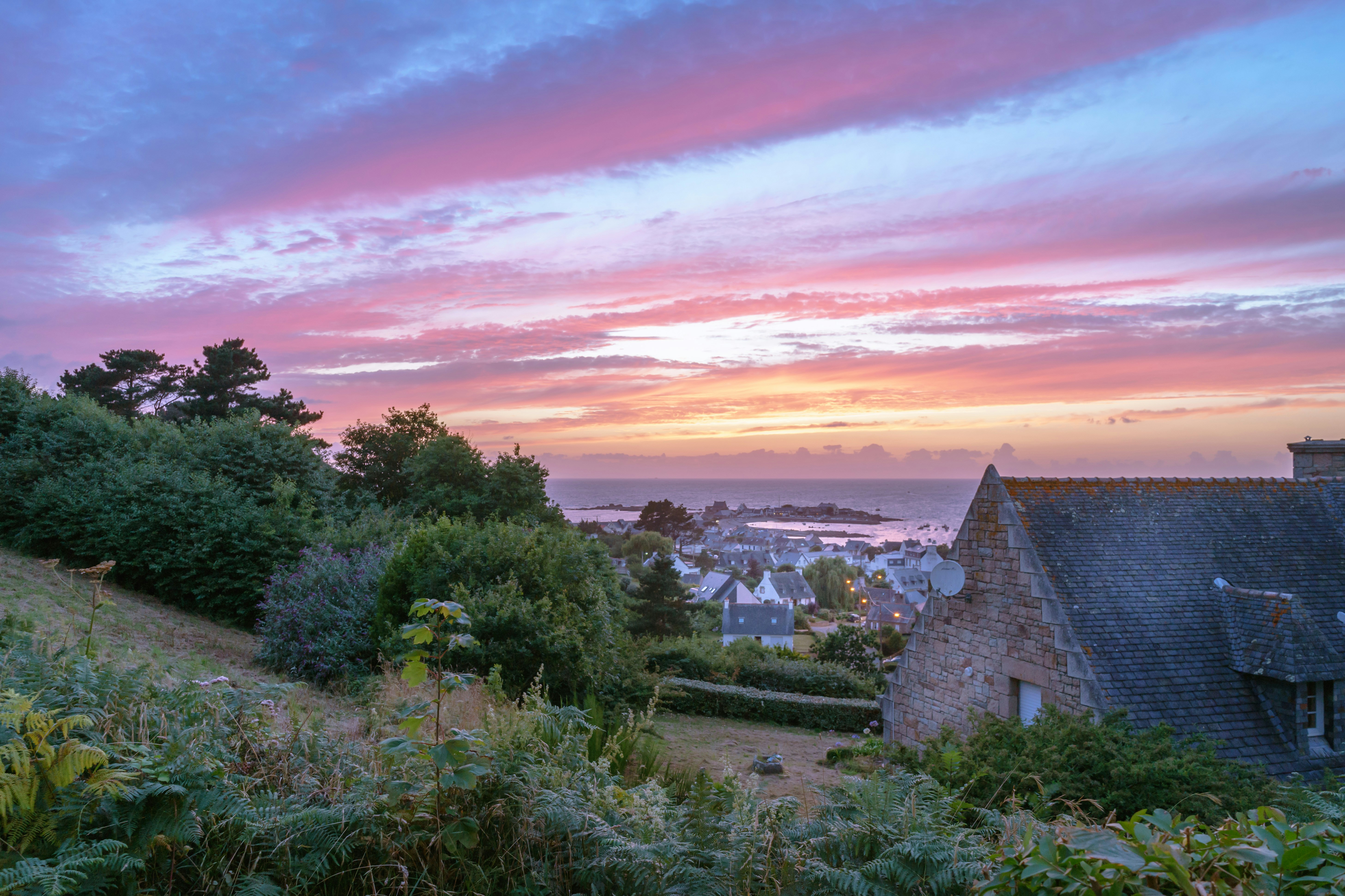 Sunset in Brittany