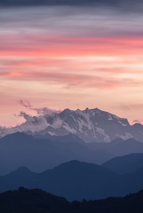 photo of Monte Rosa Mountain range near Simplon Pass