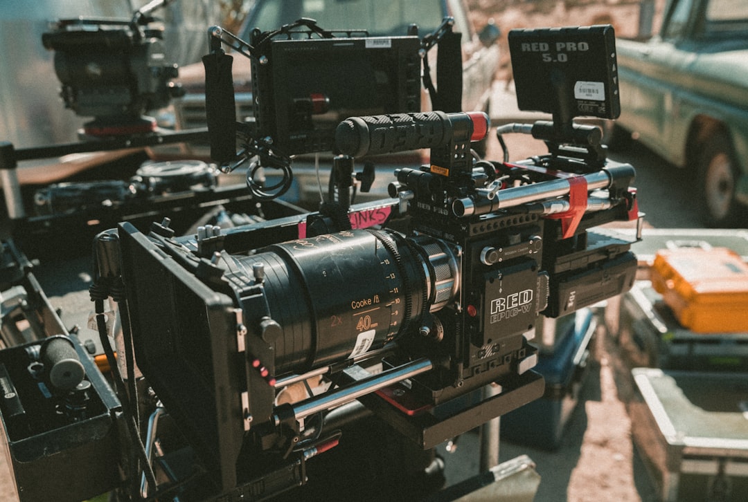 black video camera on table, Rigged Up