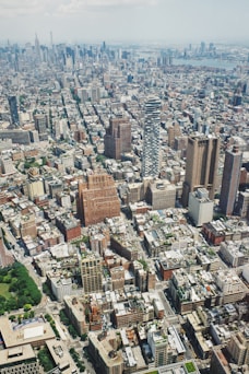 aerial view of city during daytime