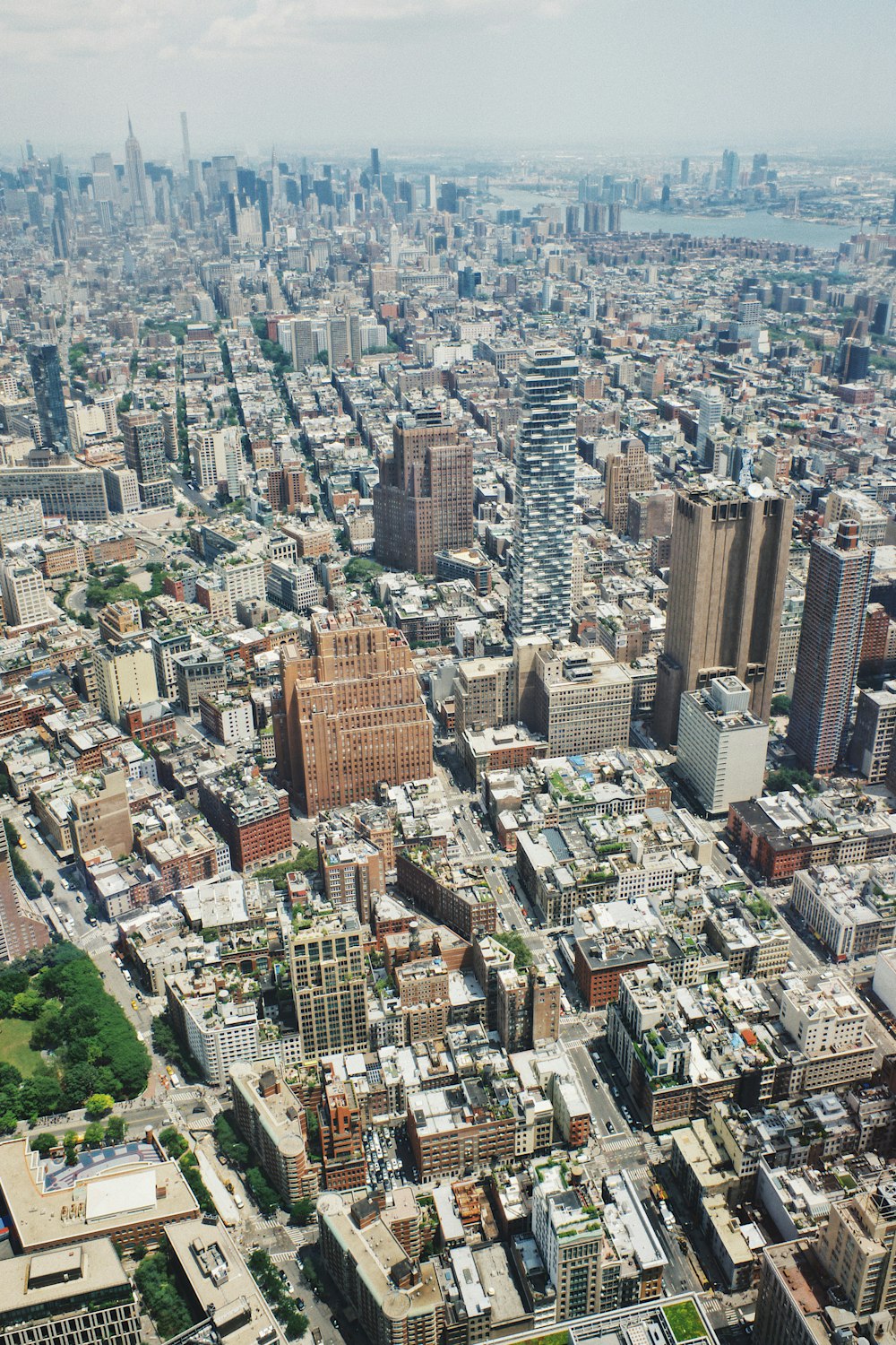 aerial view of city during daytime