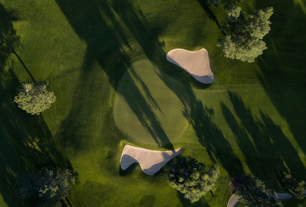 Northern Trust, bird's eye photo of grass field