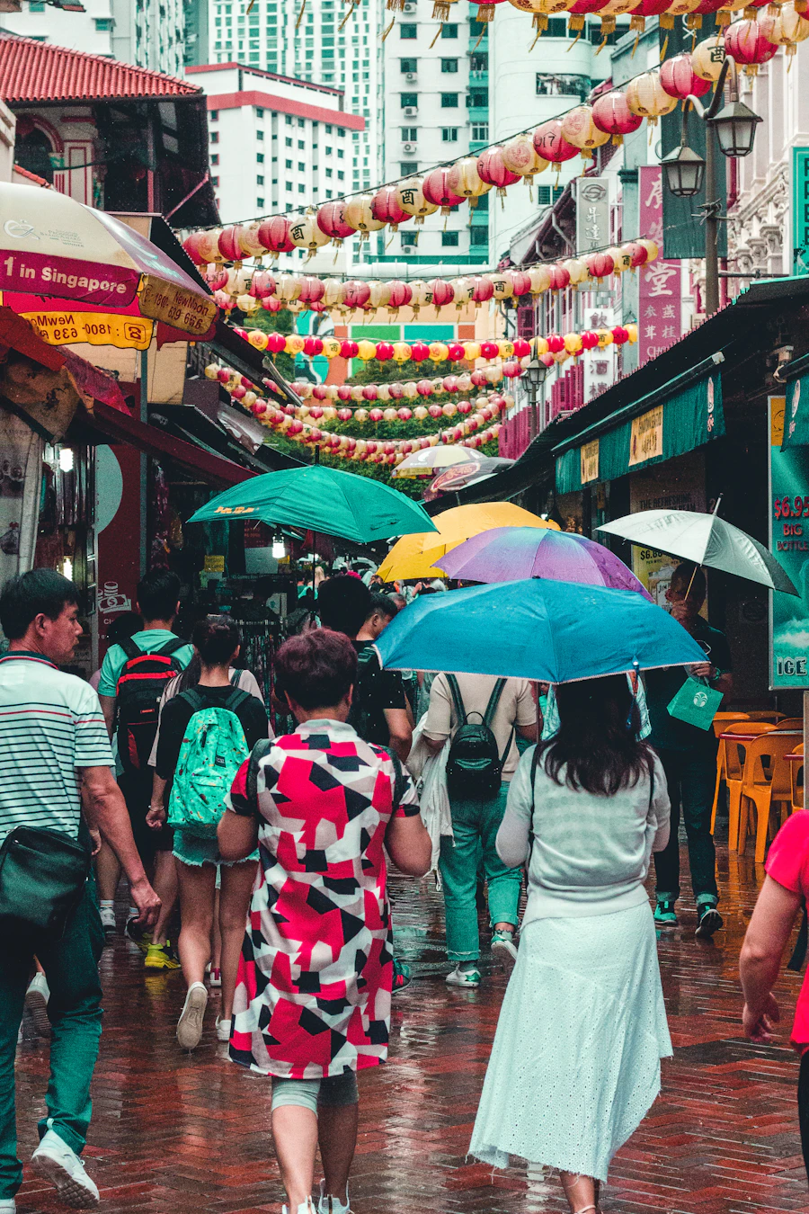 Street market in Chinatown, Singapore