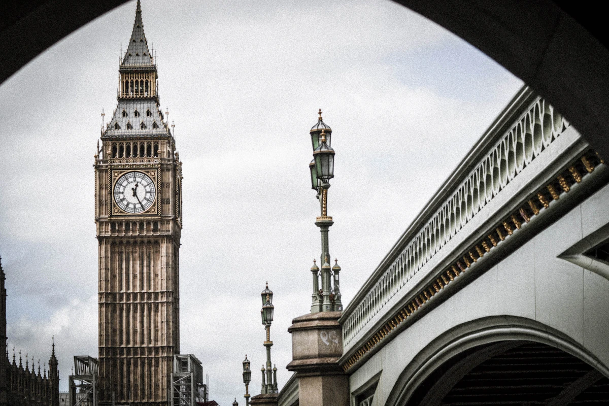 Vue de Big Ben à Londres
