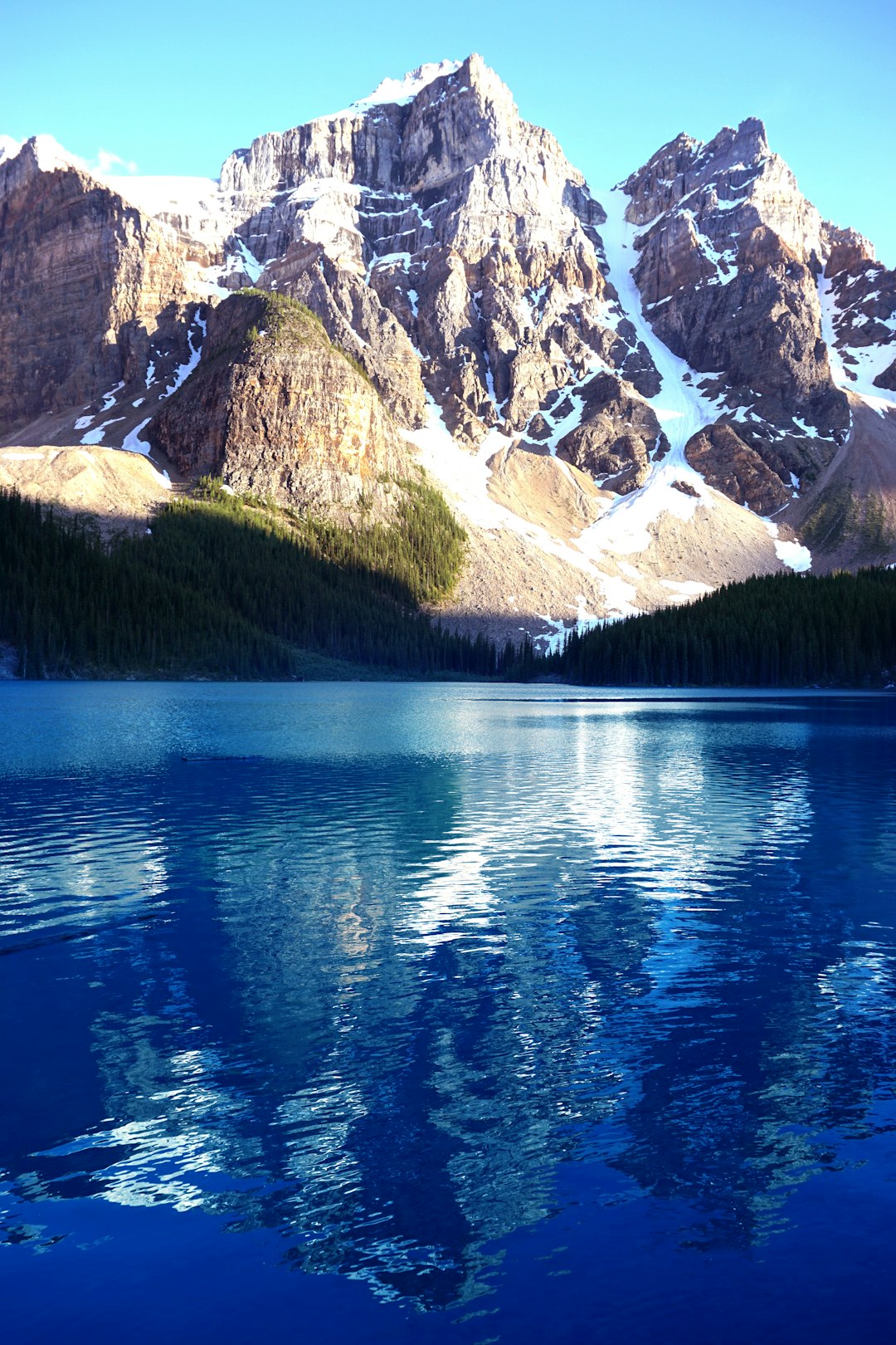 lake near mountains