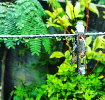 Close-up of dewcore's AWG technology unit capturing moisture from the air.