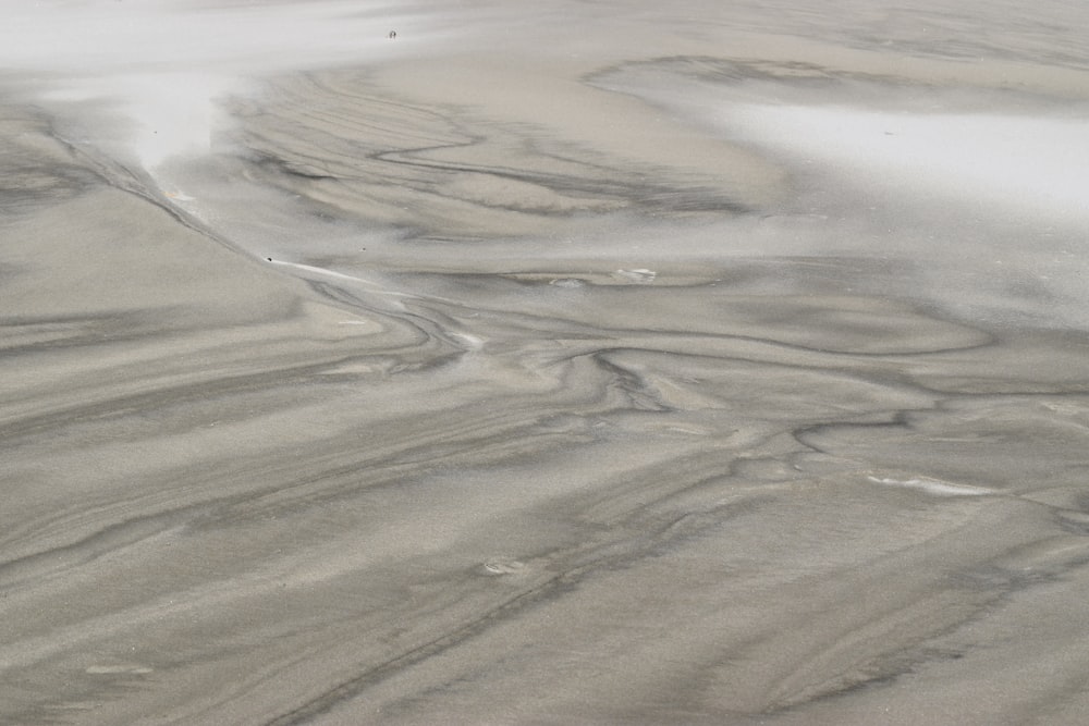 over view of gray land during daytime photography