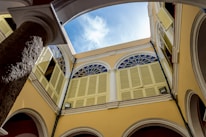 Inside view of the Delhi High Court building on a sunny day.