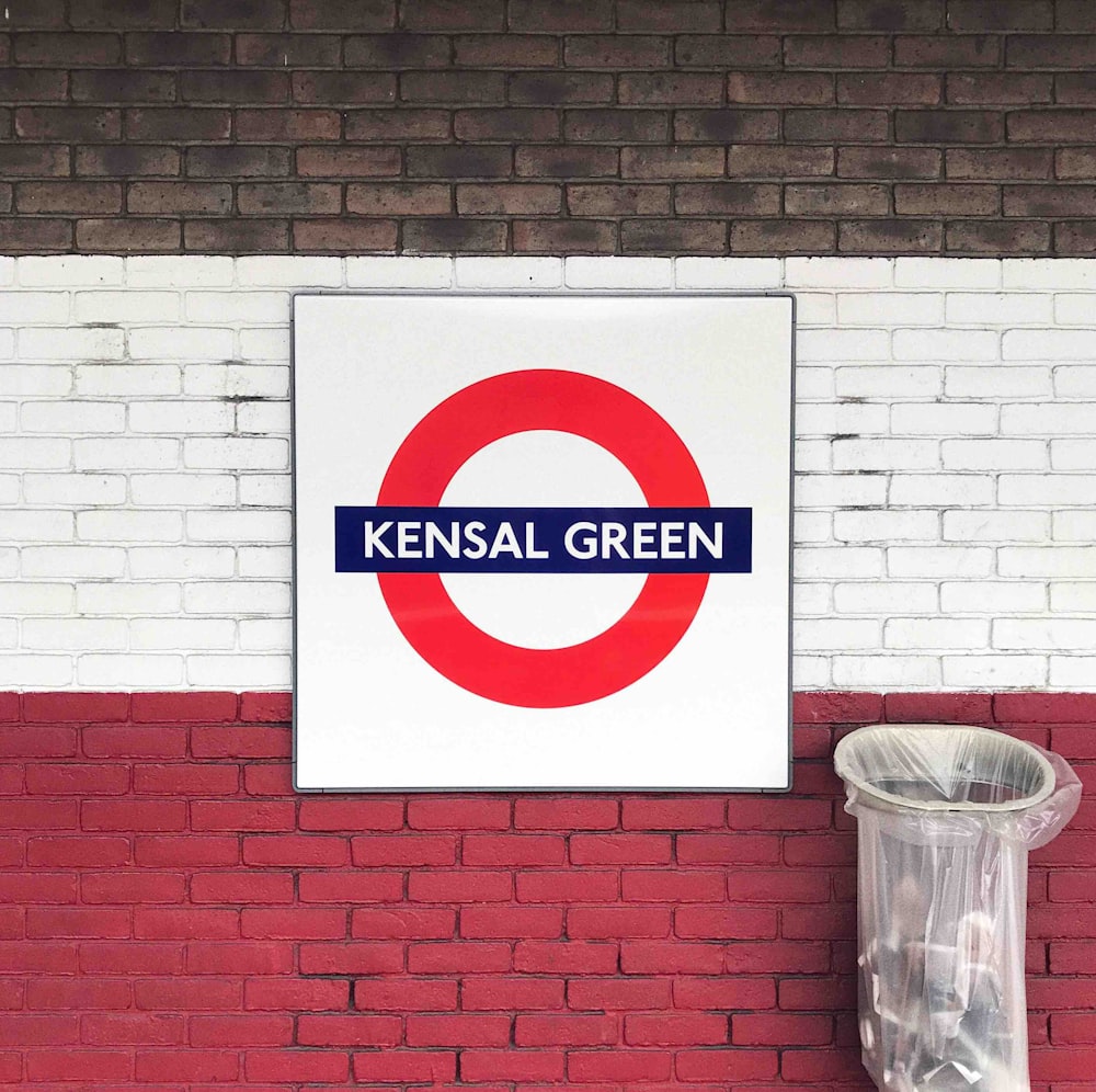 Kensal Green bedruckte Wand