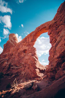 closeup photography of Arches National Park, Utah