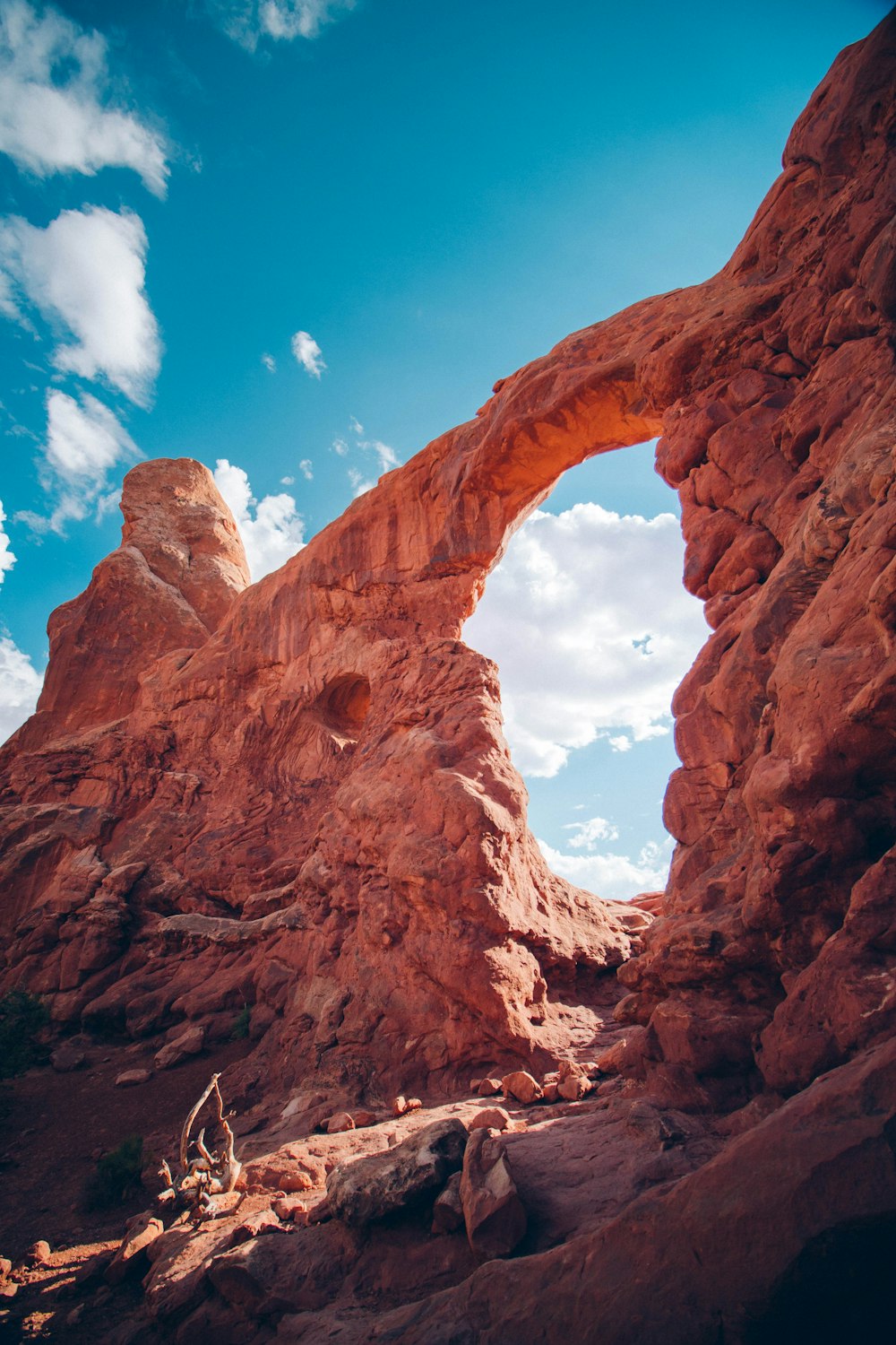 fotografia em close-up do Parque Nacional dos Arcos, Utah