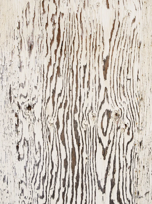 Wire-brushed white oak wide-plank flooring texture