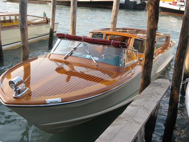 Elegant nautical boat part crafted from carbon fiber with smooth curves