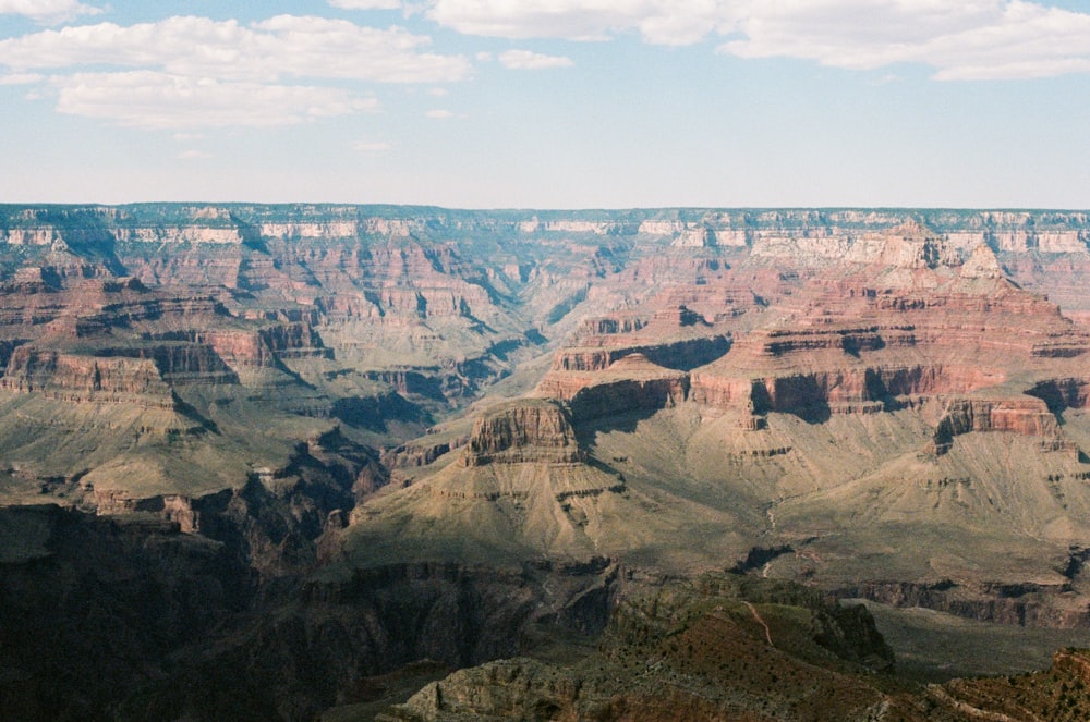 brown valley during daytime