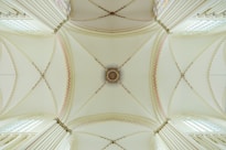 white painted ceiling
