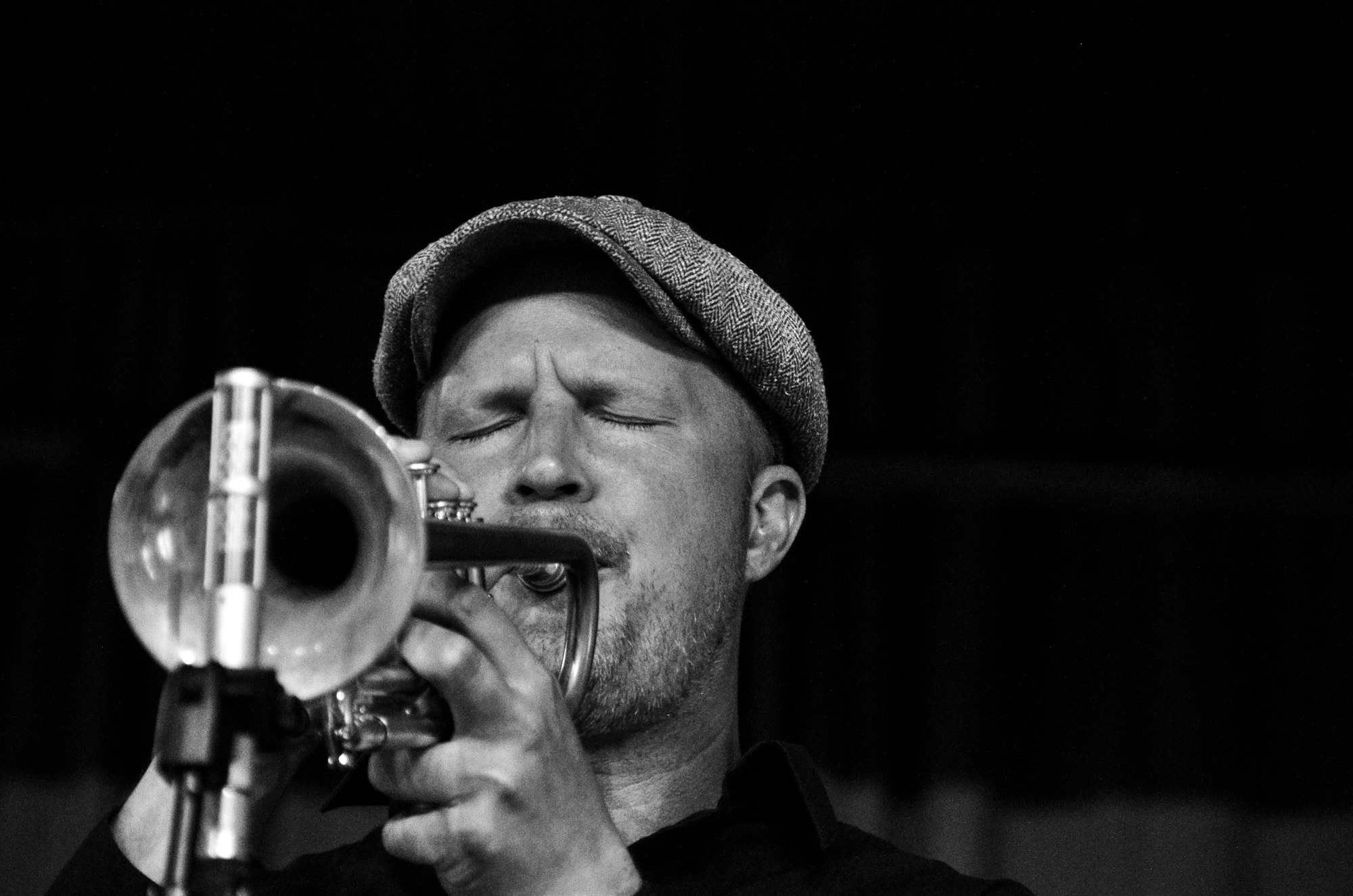 Mikko Gunu Karjalainen was this year artist director of the Korpo Sea Jazz festival. Here he was crazily playing with his Mikko Fellowship Quintet. As he likes to say… aguesome! :D 