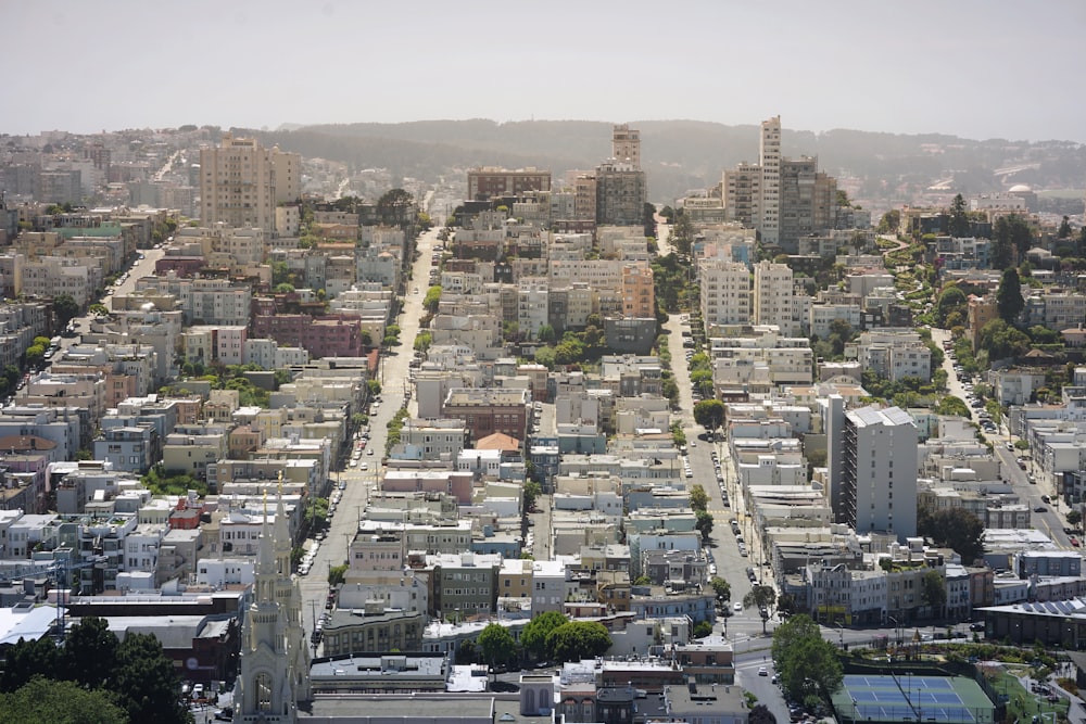 Fotografia aerea della città durante il giorno