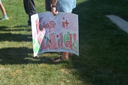 Graphic design campaign poster promoting wildlife conservation.