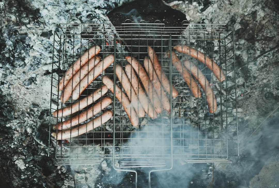 grilling sausage, BBQ COOKING