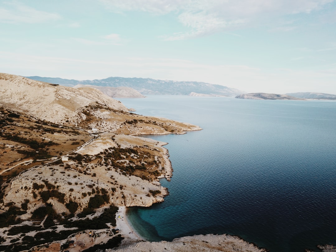 island near body of water, Croatian shore