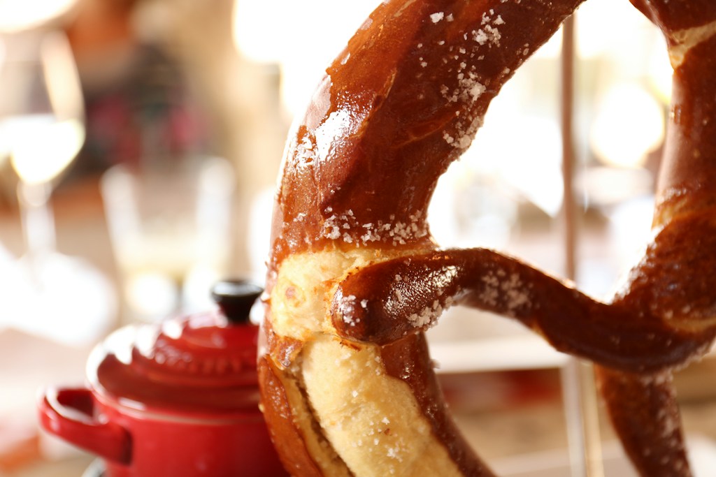Pretzels con chocolate
