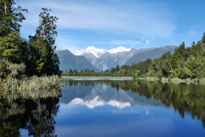 Lake Matheson - Desde Reflection Island, New Zealand