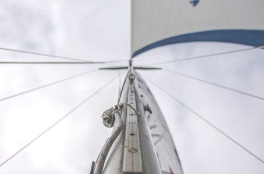 gray metal frame with canopy in Falmouth United Kingdom