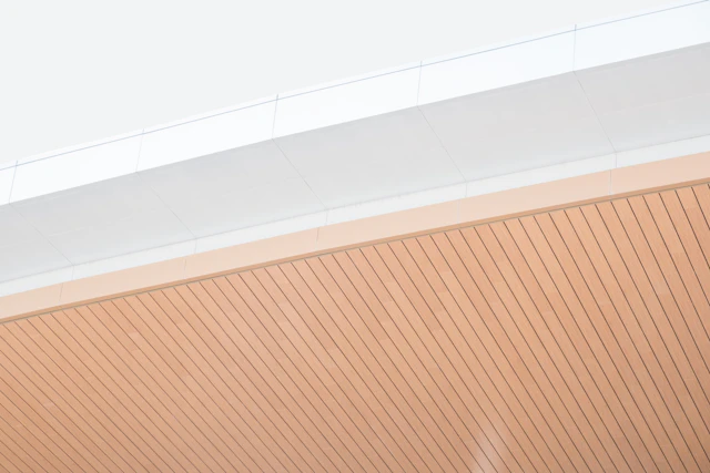 Linear ceiling detail — illustrative stock photograph