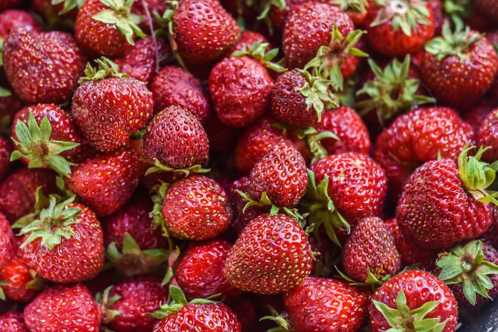 bunch of strawberries