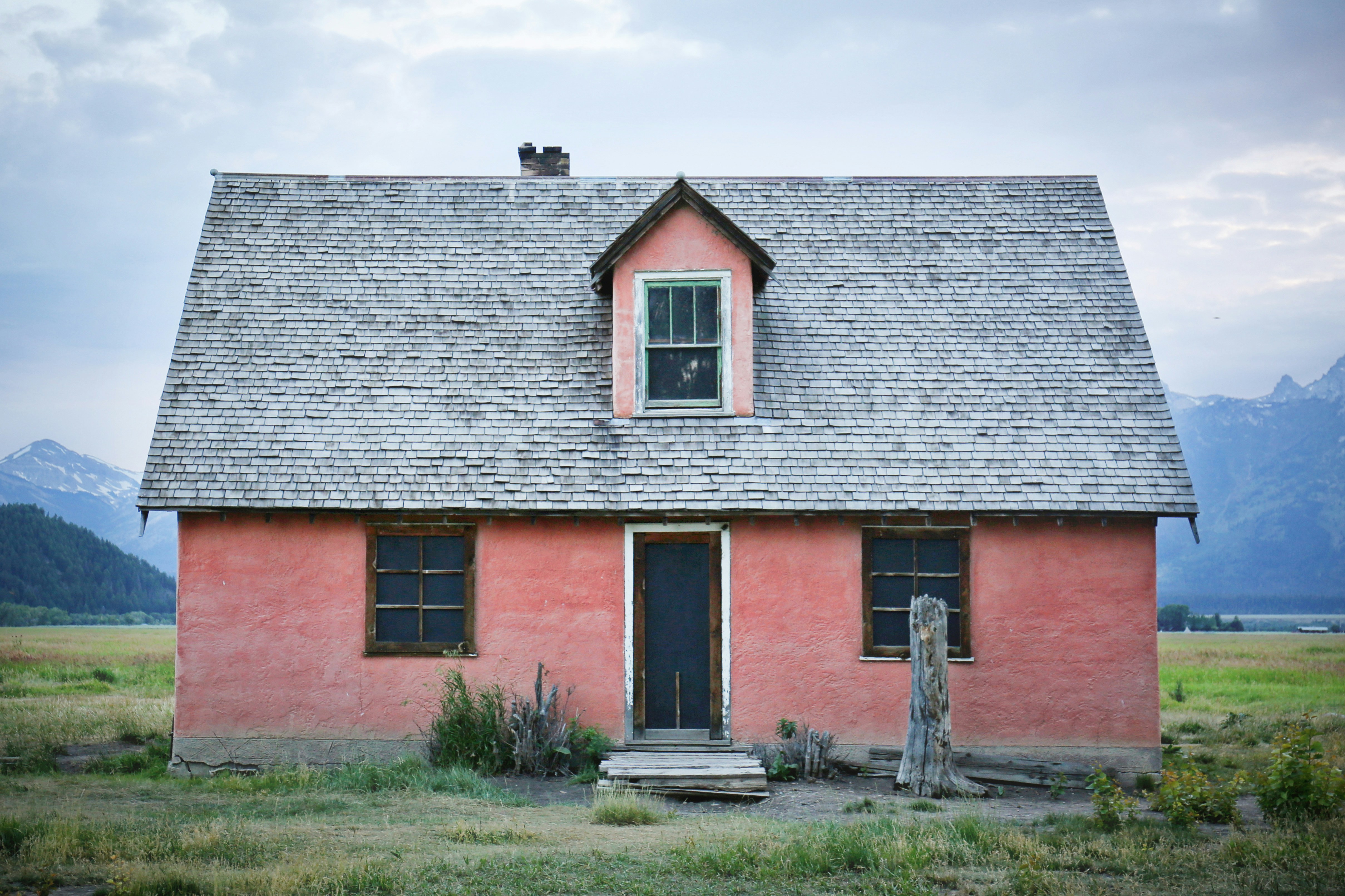 Small pink cottage