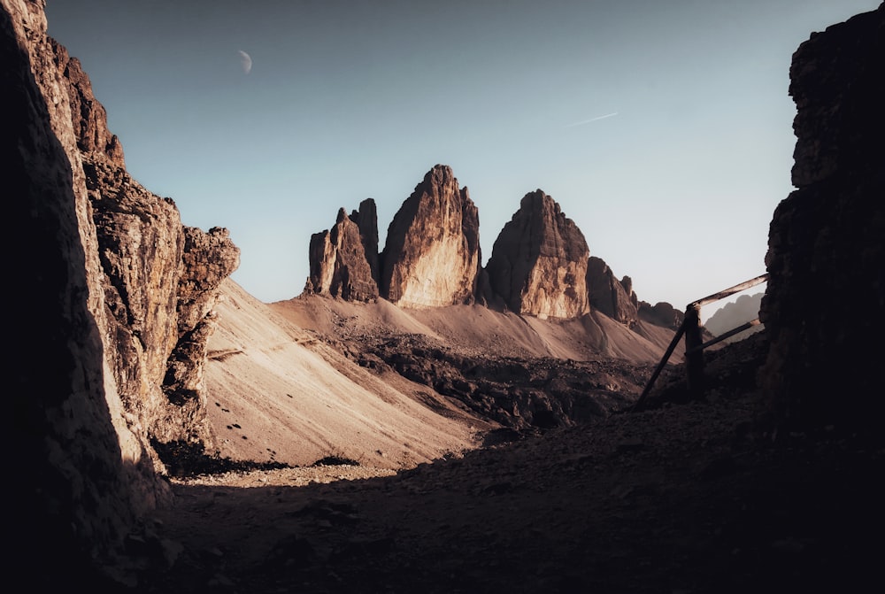 Brown Mountain durante il giorno