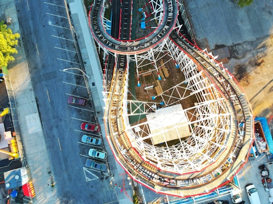 aerial view of stadium during daytime in Coney Island United States