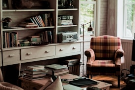 books on table