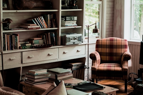 books on table