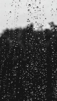 water dew on window