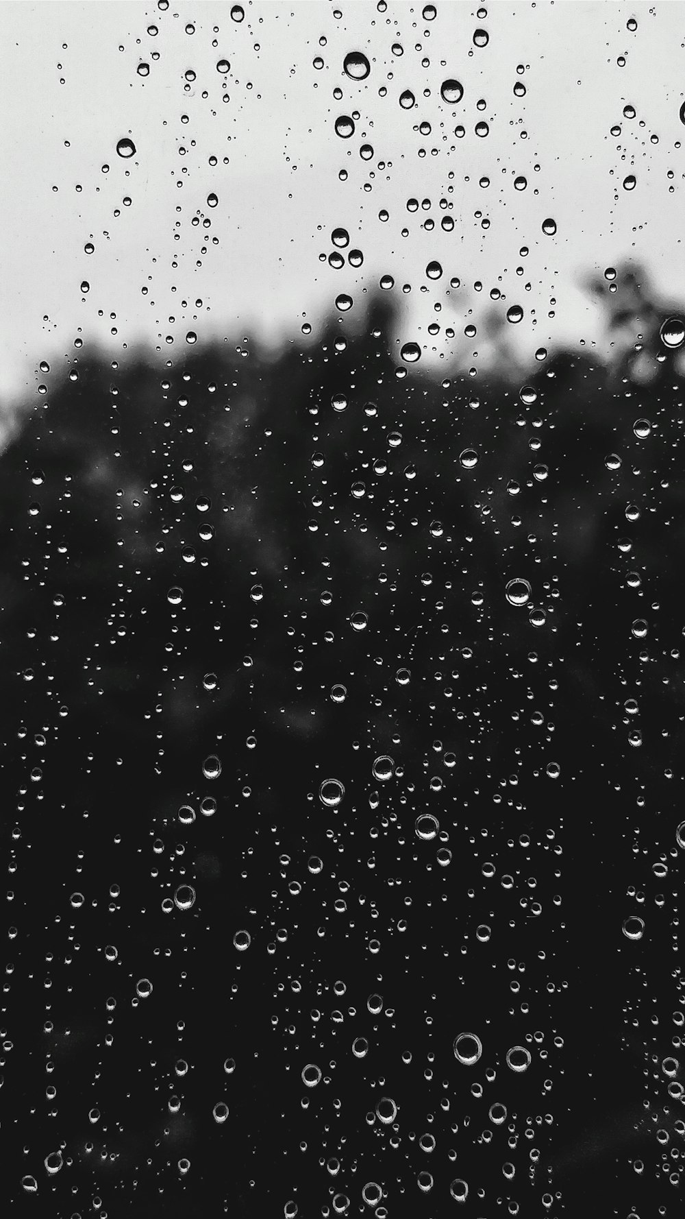 rocío de agua en la ventana