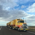 truck on highway during daytime