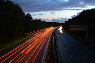 time lapse road