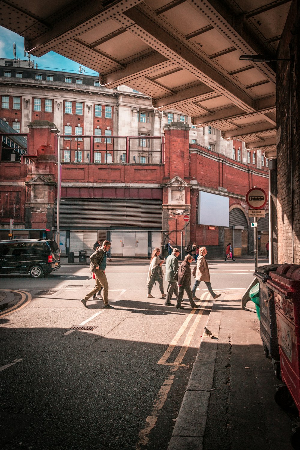 people walking on street