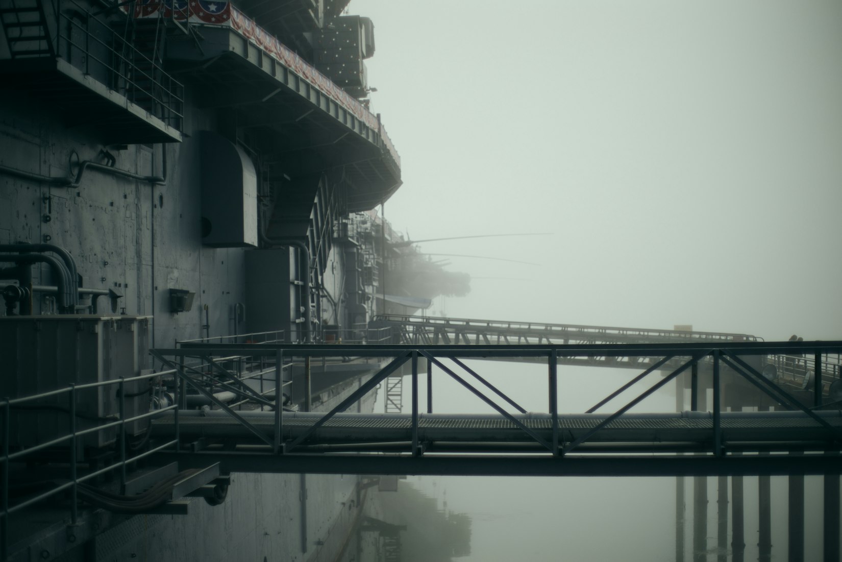 A World War II-era US aircraft carrier (Marco Krenn via Unsplash)