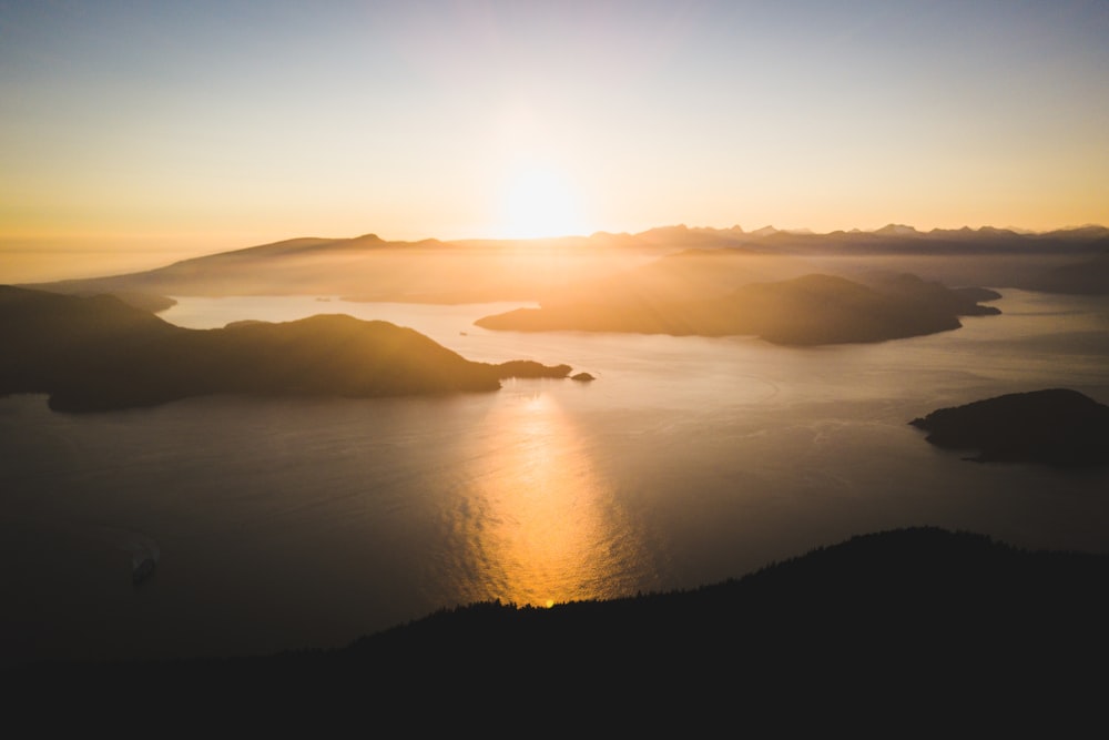 aerial view photo of islands and body of water during daytime