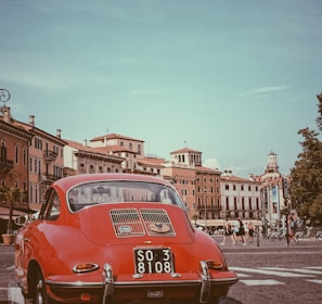 red Volkswagen Beetle