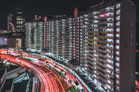 aerial photography of building in Chinatown Singapore