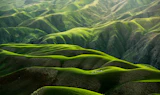 Ridge above Almora in the Kumaon Himalayas at first light